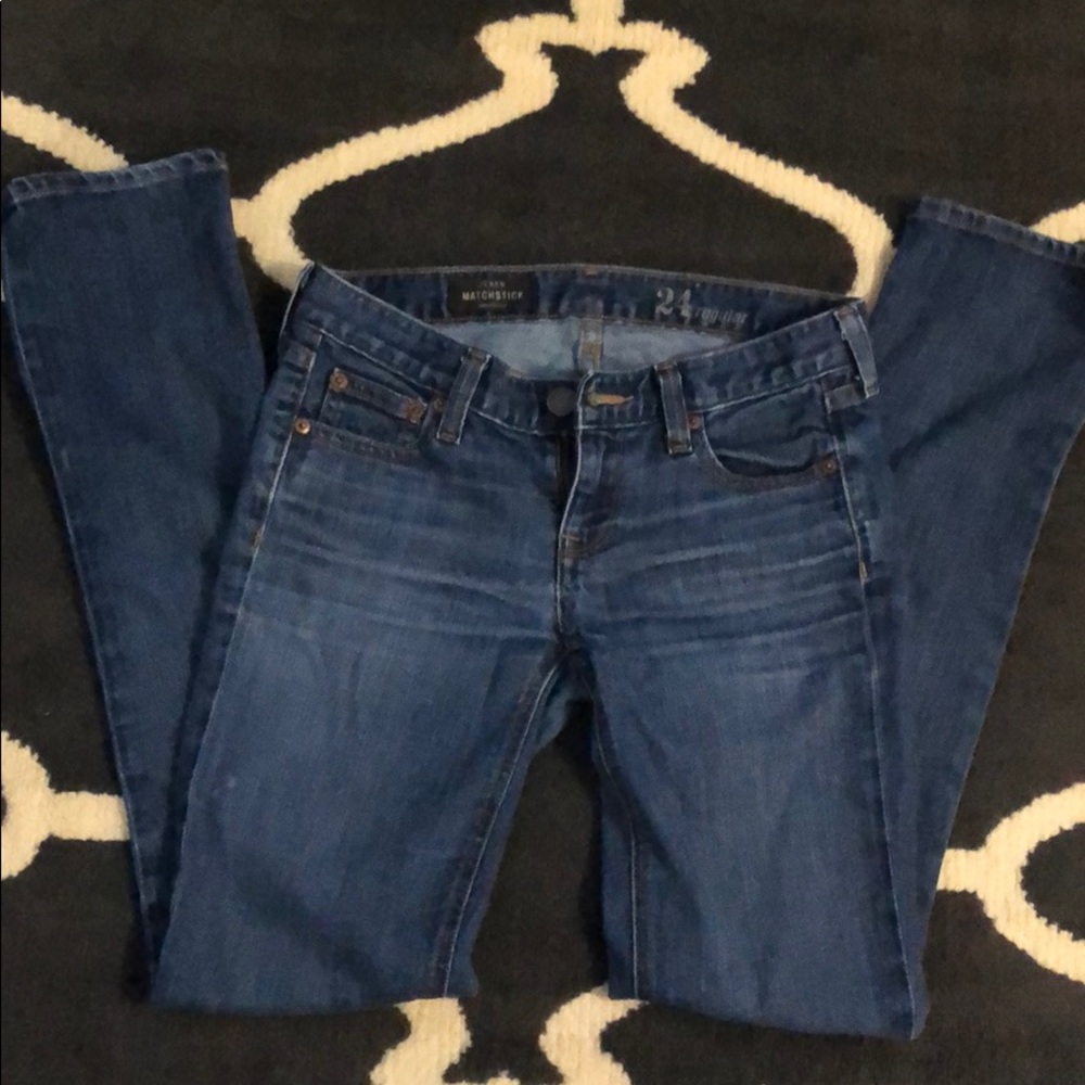 J. crew matchstick jeans